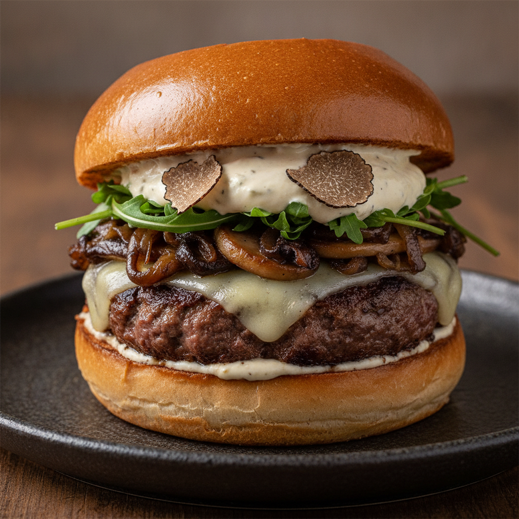 Truffle Burger no Brioche